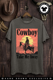 Cowboy Take Me Away Graphic Top