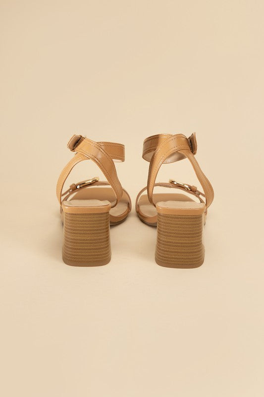 TREATY-S Buckle Sandal Heel