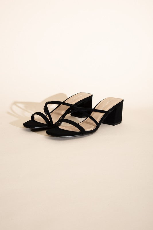 CRIMP-S Mule Sandal Heels