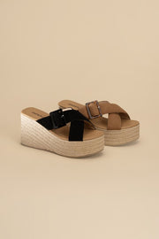 Manta Espadrille Platform Slides